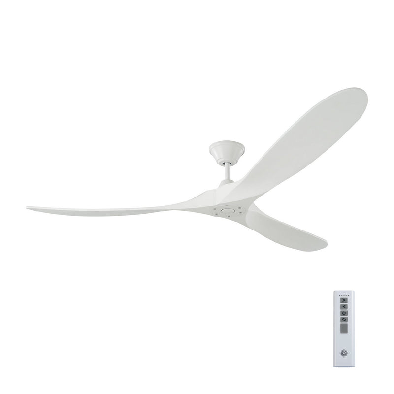 Visual Comfort Fan - 3MAVR70RZW - 70" Ceiling Fan - Maverick - Matte White