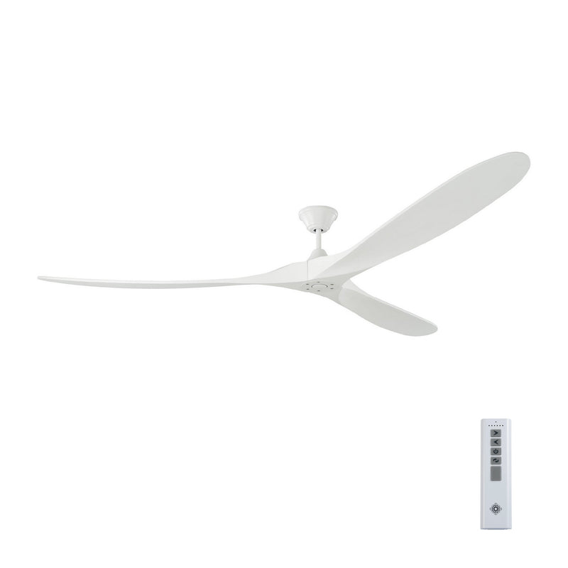 Visual Comfort Fan - 3MAVR88RZW - 88" Ceiling Fan - Maverick - Matte White