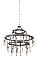 Kalco - 506274MGM - 36 Light Chandelier - Stuyvesant - Matte Gun Metal