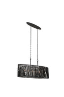 Kalco - 507560BI - Six Light Island Pendant - Morre - Black Iron