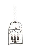 Kalco - 508251HB - Six Light Hanging Lantern - Somers - Heirloom Bronze
