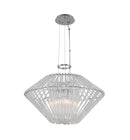 Kalco - 508451CH - Three Light Pendant - Taza - Chrome