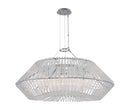 Kalco - 508453CH - Nine Light Pendant - Taza - Chrome