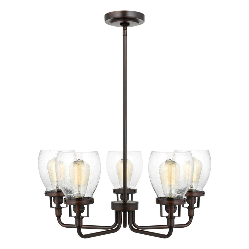 Generation Lighting - 3214505-710 - Five Light Chandelier - Belton - Bronze