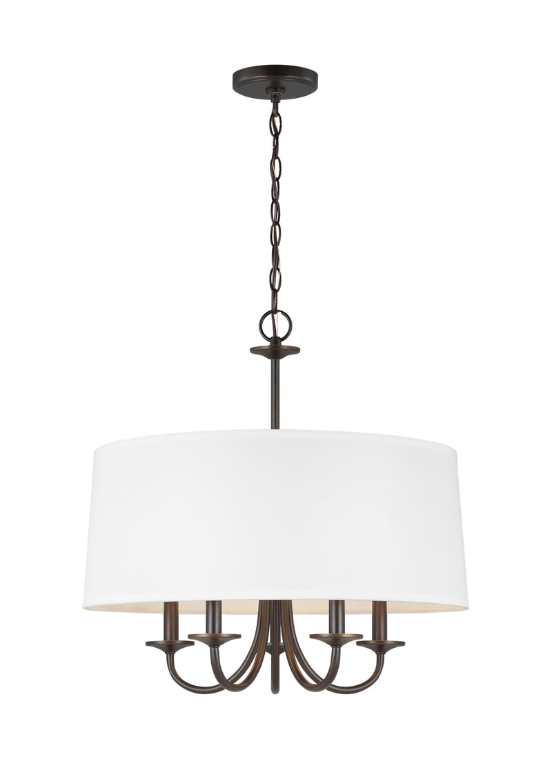 Generation Lighting - 3320205-710 - Five Light Chandelier - Seville - Bronze