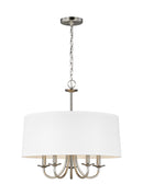 Generation Lighting - 3320205-962 - Five Light Chandelier - Seville - Brushed Nickel