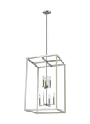 Generation Lighting - 5134508EN-962 - Eight Light Hall / Foyer - Moffet Street - Brushed Nickel