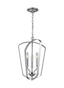 Generation Lighting - 5134903-05 - Three Light Hall / Foyer Pendant - Romee - Chrome