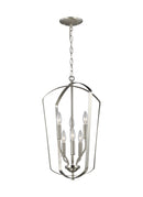 Generation Lighting - 5134906EN-962 - Six Light Hall / Foyer - Romee - Brushed Nickel