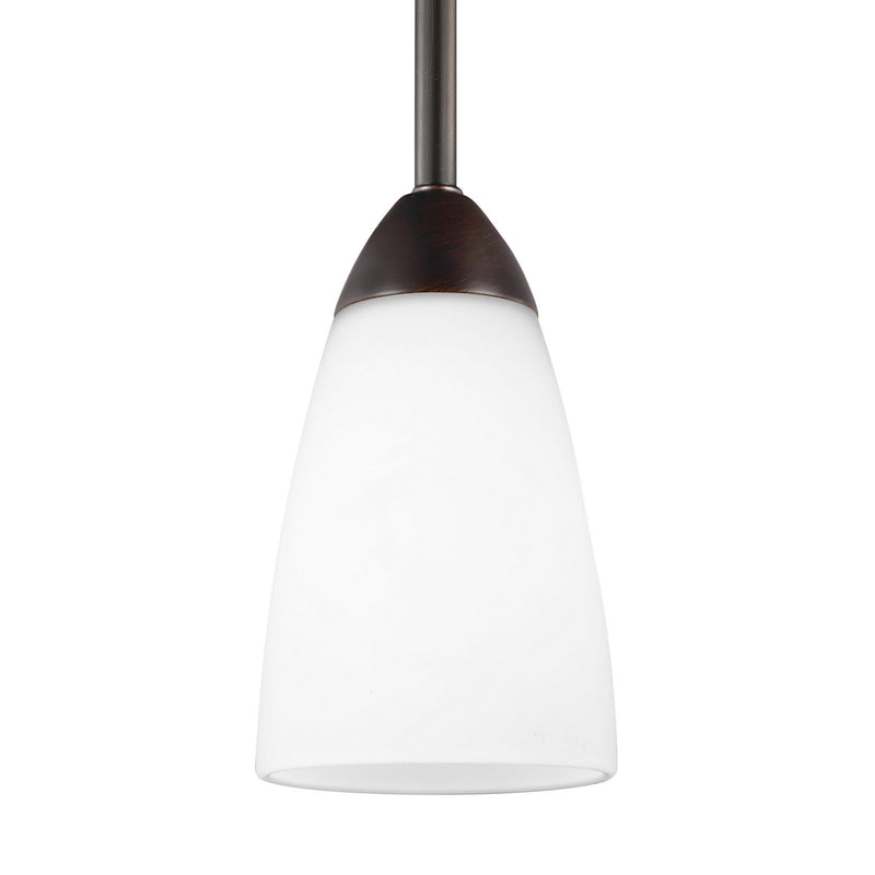 Generation Lighting - 6120201EN3-710 - One Light Mini-Pendant - Seville - Bronze