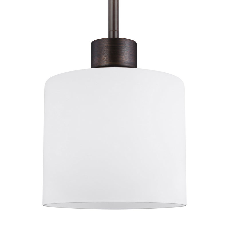 Generation Lighting - 6128801-710 - One Light Mini-Pendant - Canfield - Bronze