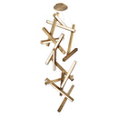 Modern Forms - PD-64875-AB - LED Chandelier - Chaos - Aged Brass