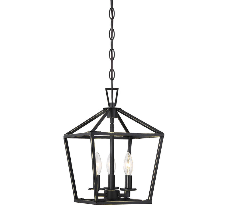 Three Light Pendant<br /><span style="color:#4AB0CE;">Entrega: 4-10 dias en USA</span><br /><span style="color:#4AB0CE;font-size:60%;">PREGUNTE POR ENTREGA EN PANAMA</span><br />Collection: Townsend<br />Finish: Classic Bronze