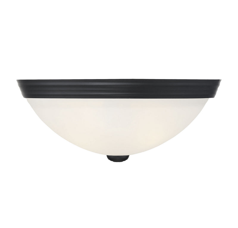 Two Light Flush Mount<br /><span style="color:#4AB0CE;">Entrega: 4-10 dias en USA</span><br /><span style="color:#4AB0CE;font-size:60%;">PREGUNTE POR ENTREGA EN PANAMA</span><br />Collection: Flush Mount<br />Finish: Matte Black