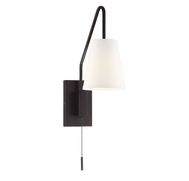 One Light Wall Sconce<br /><span style="color:#4AB0CE;">Entrega: 4-10 dias en USA</span><br /><span style="color:#4AB0CE;font-size:60%;">PREGUNTE POR ENTREGA EN PANAMA</span><br />Collection: Owen<br />Finish: English Bronze