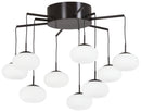 George Kovacs - P8236-671-L - LED Chandelier - George's Web - Bronze With Gold Dust