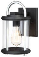 Minka-Lavery - 72671-32 - One Light Outdoor Wall Mount - Keyser - Black w/Silver