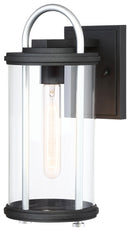 Minka-Lavery - 72672-32 - One Light Outdoor Wall Mount - Keyser - Black w/Silver