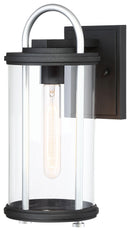 Minka-Lavery - 72672-32 - One Light Outdoor Wall Mount - Keyser - Black w/Silver