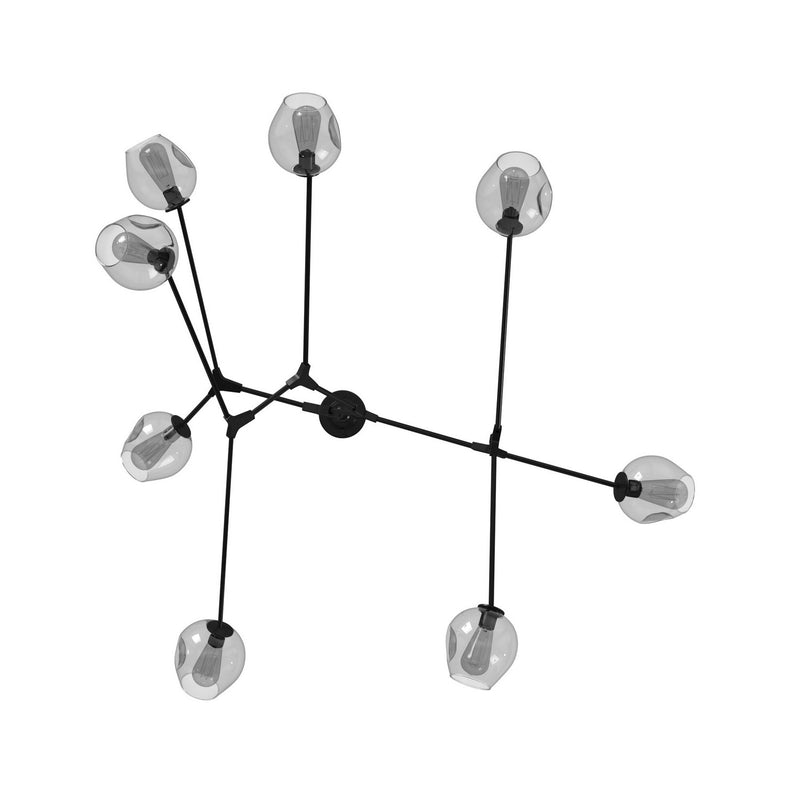 Artcraft Canada - JA14028BK - Eight Light Chandelier - Organic - Black