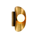 Corbett Lighting - 271-11-VB/BBR - LED Wall Sconce - Hopper - Vintage Brass Bronze Accents