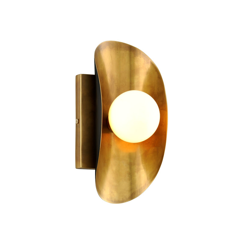 Corbett Lighting - 271-11-VB/BBR - LED Wall Sconce - Hopper - Vintage Brass Bronze Accents