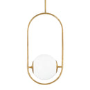 Corbett Lighting - 273-43-VB - One Light Pendant - Everley - Vintage Brass