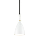 Corbett Lighting - 281-41 - One Light Pendant - Utopia - Black Brass Off White Shades