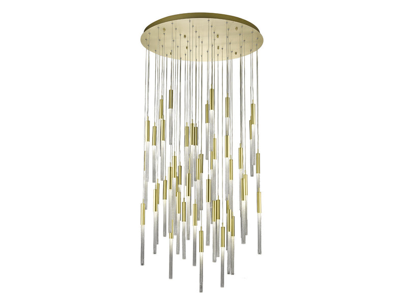 Avenue Lighting - HF2051-BOA-BB - 51 Light Pendant - Main St. - Brushed Brass