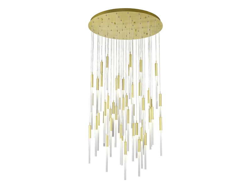 Avenue Lighting - HF2051-FR-BB - 51 Light Pendant - Main St. - Brushed Brass