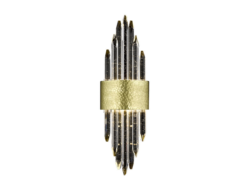 Avenue Lighting - HF3017-HBB - LED Wall Sconce - Aspen - Hammered Brush Brass