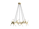 Avenue Lighting - HF6020-BB - LED Chandelier - Manhattan Ave. - Brushed Brass