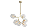 Avenue Lighting - HF8070-BB - Seven Light Chandelier - Fairfax Ave. - Brushed Brass