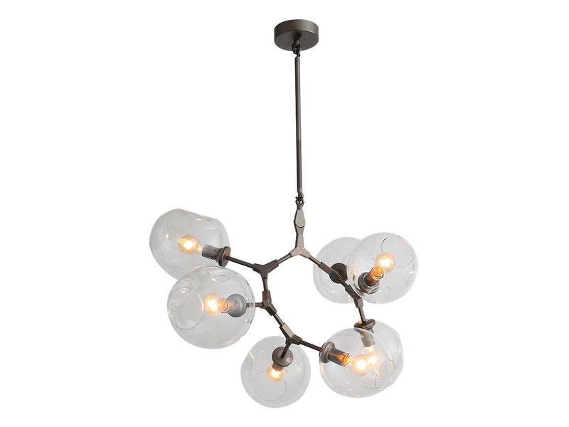 Avenue Lighting - HF8070-DBZ - Seven Light Chandelier - Fairfax Ave. - Dark Bronze