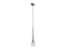Avenue Lighting - HF8130-BB - One Light Pendant - Abbey Park - Brushed Brass