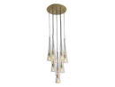 Avenue Lighting - HF8132-BB - Ten Light Pendant - Abbey Park - Brushed Brass