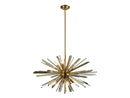 Avenue Lighting - HF8202-AB - Eight Light Chandelier - Palisades Ave. - Aged Brass With Champagne Glass
