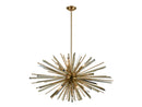 Avenue Lighting - HF8203-AB - Ten Light Chandelier - Palisades Ave. - Aged Brass w/Champagne Glass