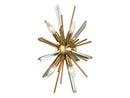 Avenue Lighting - HF8204-AB - Four Light Wall Sconce - Palisades Ave. - Aged Brass w/Champagne Glass