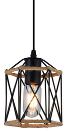 LÁMPARA DE TECHO COLGANTE 1XE27 40W (NO INCLUIDO) DIMENSIONES: D-140MM H-190MM, ACABADO METAL, MARCA HOME DELIGHT.