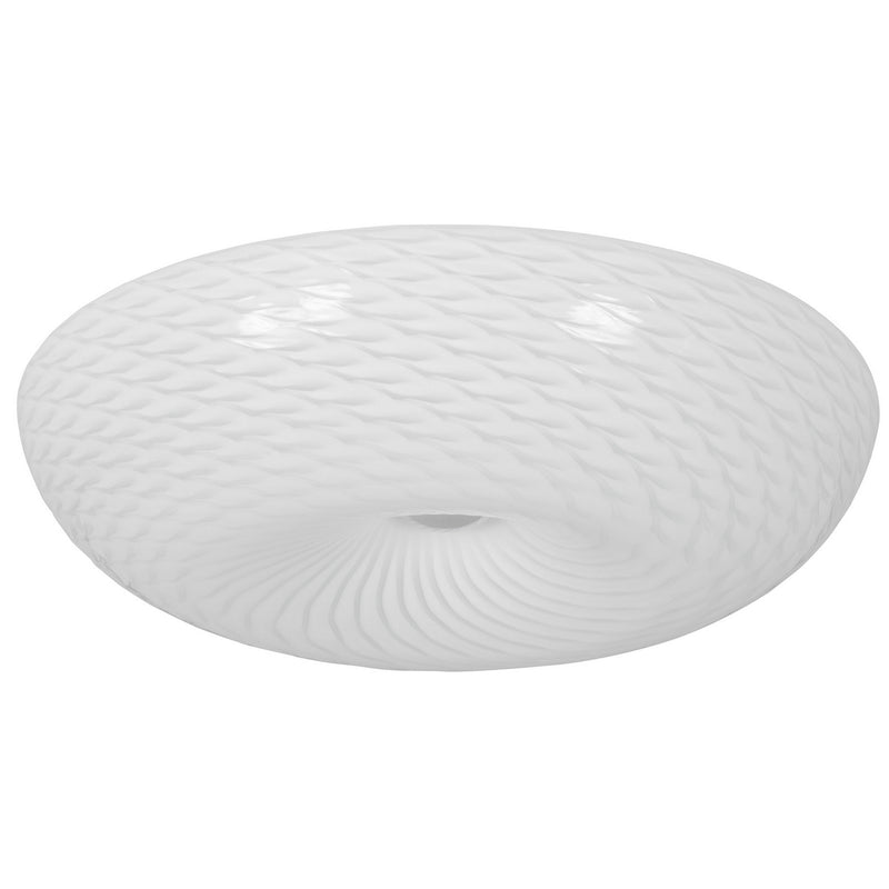 Three Light Flush Mount<br /><span style="color:#4AB0CE;">Entrega: 12-13 semanas en USA</span><br /><span style="color:#4AB0CE;font-size:60%;">PREGUNTE POR ENTREGA EN PANAMA</span><br />Collection: Swirled<br />Finish: Chrome