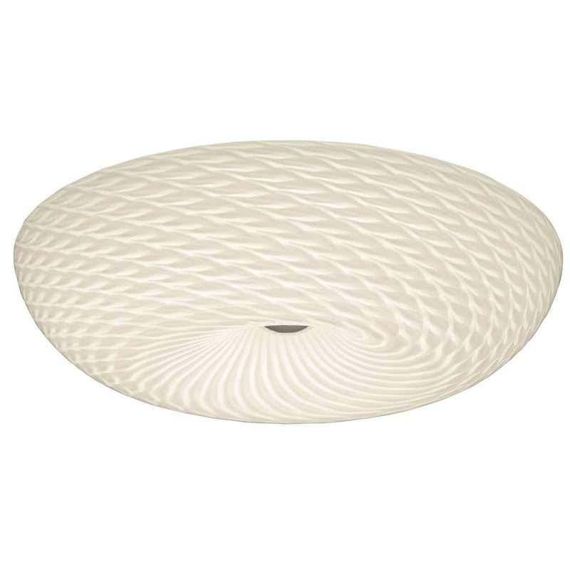 Three Light Flush Mount<br /><span style="color:#4AB0CE;">Entrega: 12-13 semanas en USA</span><br /><span style="color:#4AB0CE;font-size:60%;">PREGUNTE POR ENTREGA EN PANAMA</span><br />Collection: Swirled<br />Finish: Chrome
