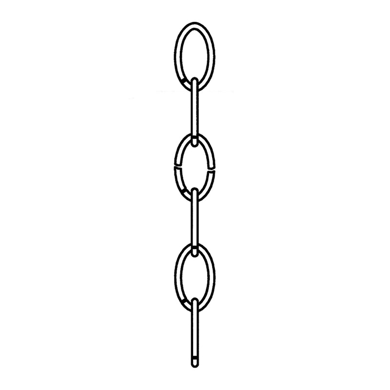 Generation Lighting - 9100-839 - Decorative Chain - Replacement Chain - Blacksmith