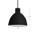 Kuzco Lighting - PD1706-BK - LED Pendant - Chroma - Black