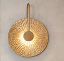 Lámpara De Pared Decorativa Led 5W 3000K 100-240V Acabado Dorado.