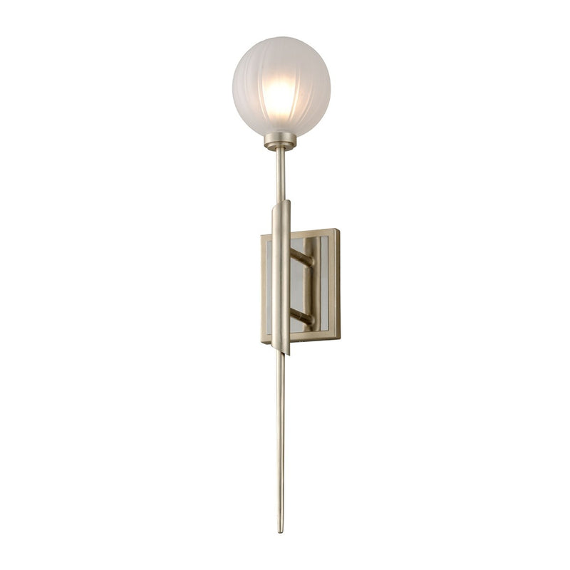 Corbett Lighting - 263-11 - One Light Wall Sconce - Tempest - Satin Silver Leaf