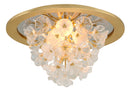Corbett Lighting - 268-31 - Three Light Flush Mount - Jasmine - Gold Leaf