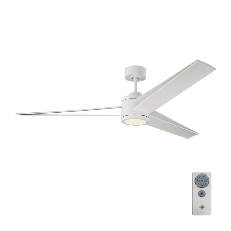 Visual Comfort Fan - 3AMR60RZWD - 60``Ceiling Fan - Armstrong 60 - Matte White