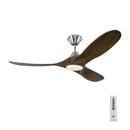 Visual Comfort Fan - 3MAVR52BSD - 52" Ceiling Fan - Maverick - Brushed Steel
