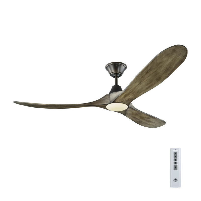 Visual Comfort Fan - 3MAVR60AGPD - 60" Ceiling Fan - Maverick - Aged Pewter